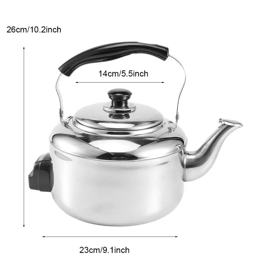 5L электрический чайник для воды анти сухое горение из нержавеющей стали домашний