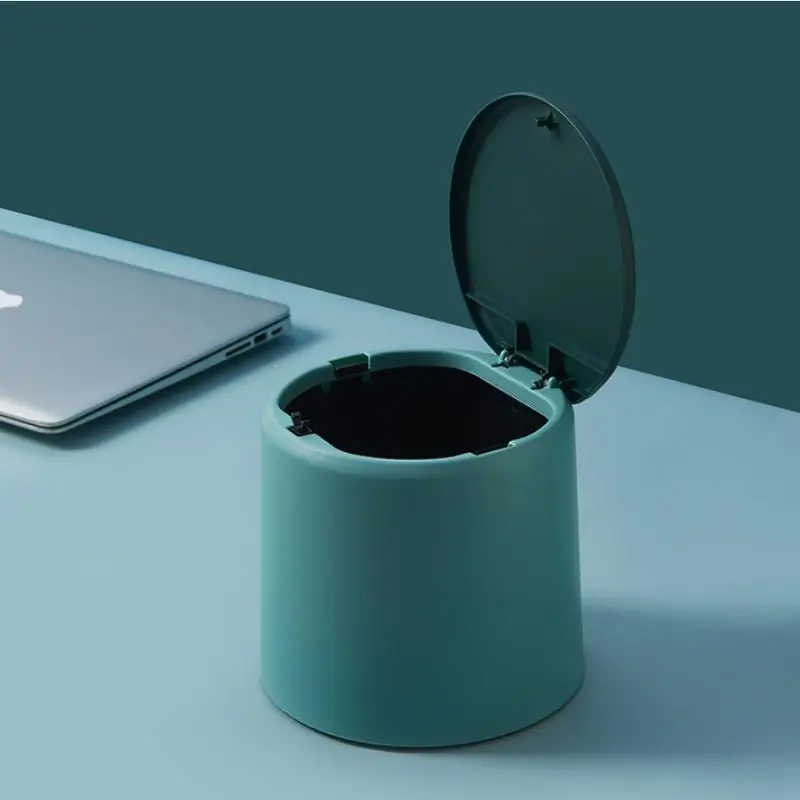 Мусорная корзина настольная для кухни ванной комнаты двухслойная мусорная