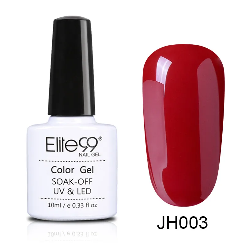 JH003 Elite99 лак для ногтей винно-Красного цвета серия Гель лак для ногтей отмачиваемый матовый эффект УФ гель Гибридный лак Полупостоянный маникюр - Цвет: JH003