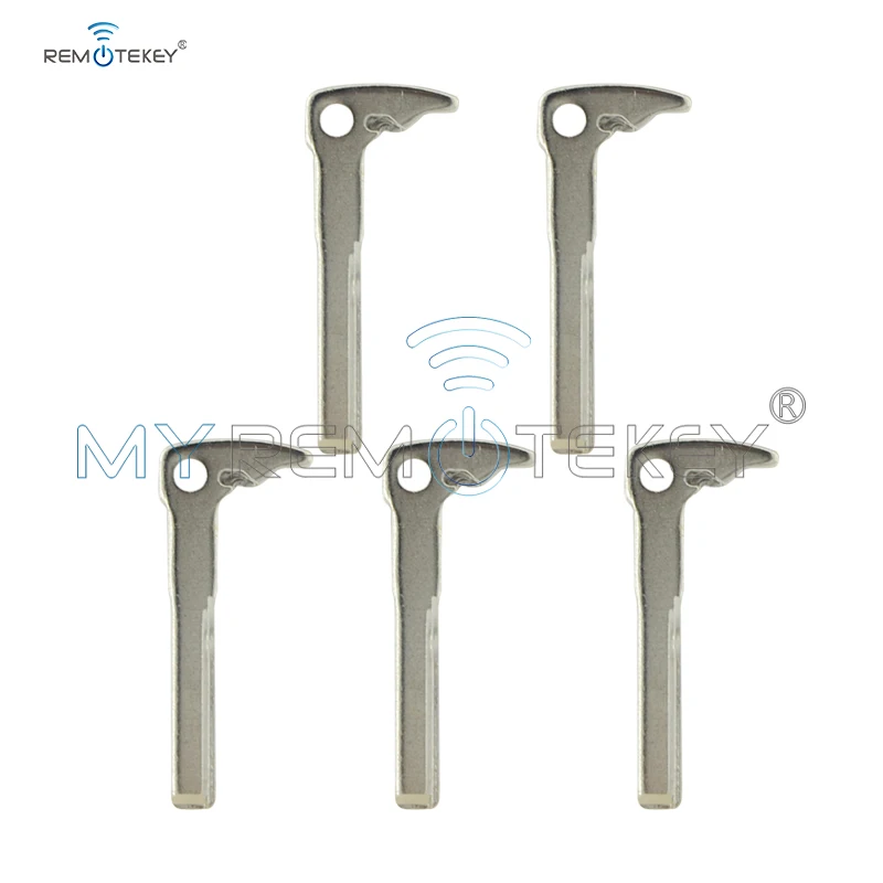 

Remtekey 5pcs For Mercedes Benz small spare remote emergency key blade uncut replacement