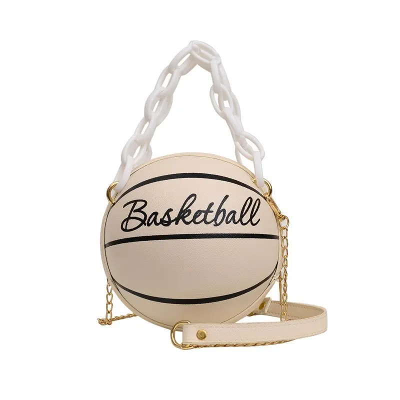 

2021 hip hop women's Pink basketball bag youth new ball bag women's shoulder bag ten font Chain Handbag hand bags women