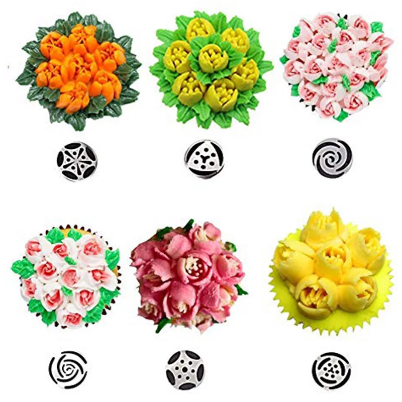 14 штук русские цветок крем для рта шоколадный торт монтажные инструменты DIY