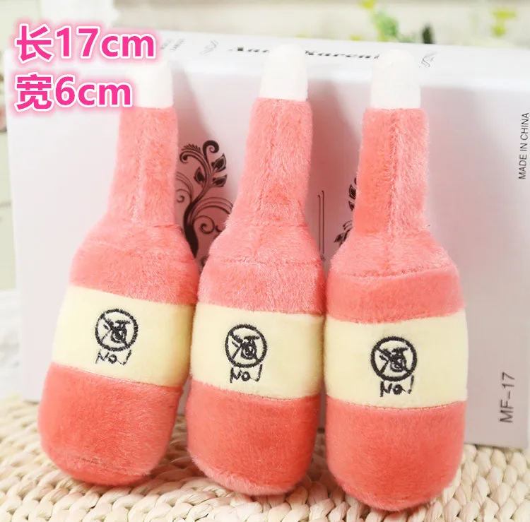 Игрушка для домашних животных со звуком в виде бутылки вина | Дом и сад