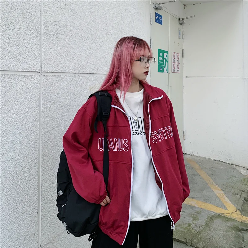 

Бейсбольная Женская Весенняя куртка, Осеннее Женское пальто, куртки для женщин 2021, модная Элегантная куртка оверсайз