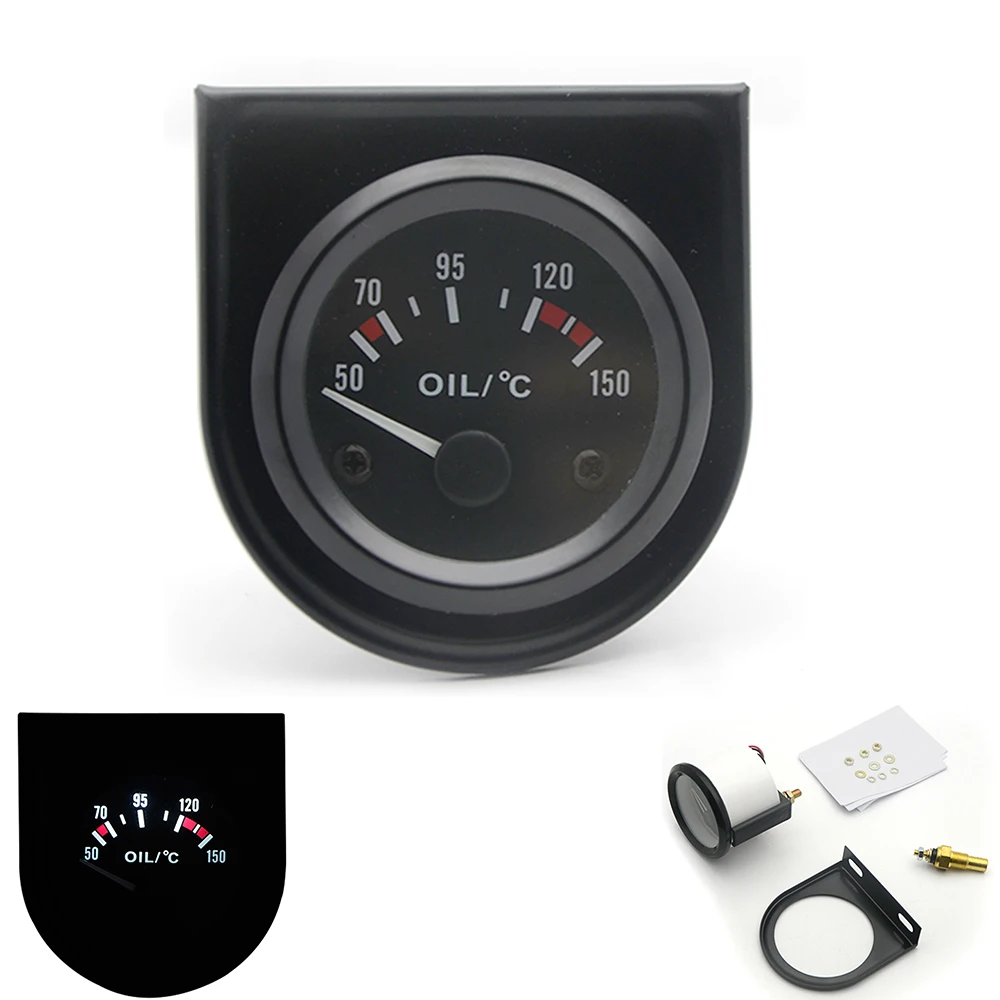Универсальный автомобильный черный аналоговый датчик температуры масла