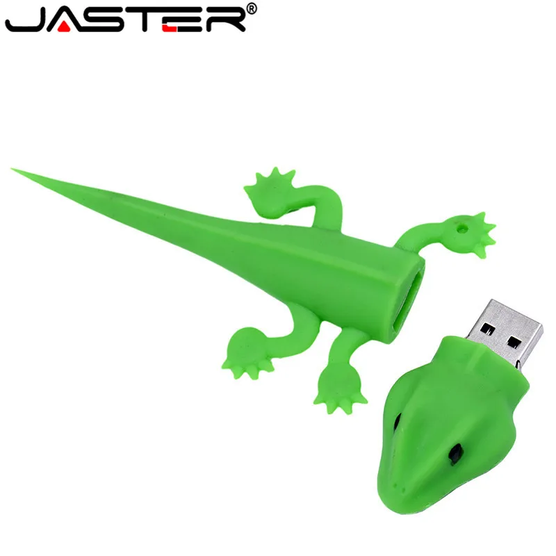 Корабль USB флэш-накопитель зеленые броши в виде ящерицы 4GB/8GB/16GB/32GB/64GB Gecko флеш-диск