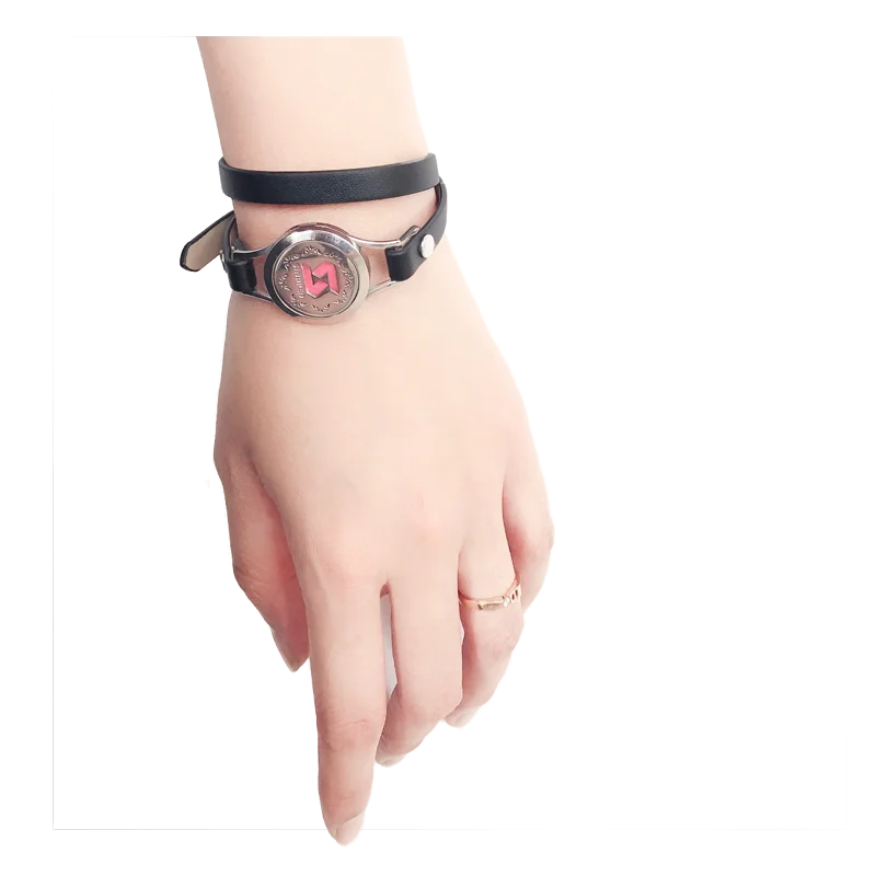 Мужской браслет из титановой стали нержавеющей в Корейском стиле черный |