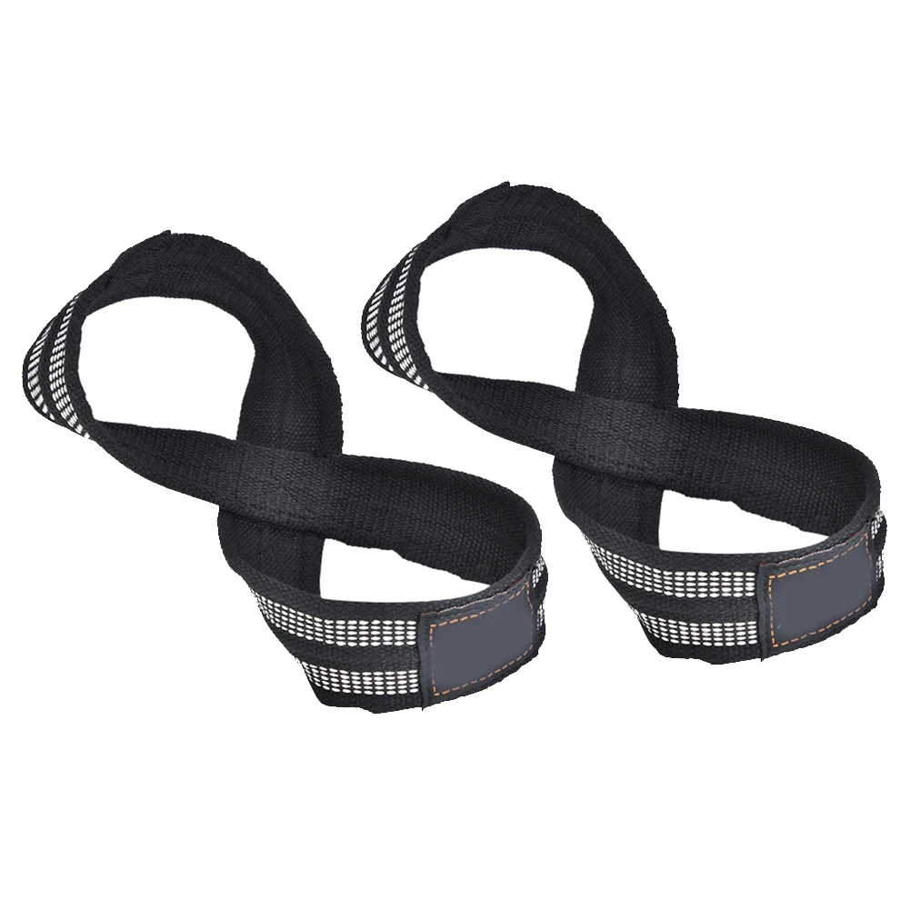 

1 Pair Figure 8 Weight Lifting Straps Dead Lift Wrist Strap for Pull-ups Horizontal Bar Powerlifting Gym Fitness Bodybuilding