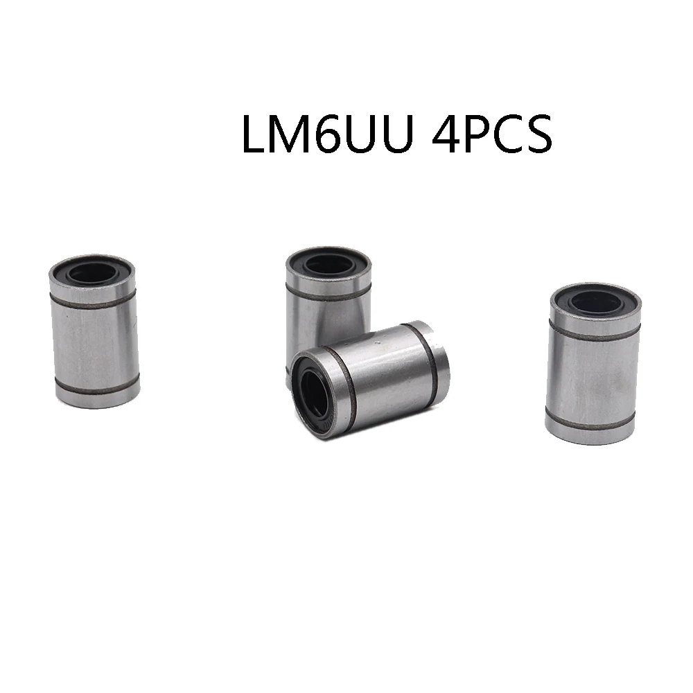 

4pcs/lot LM6UU 6mm linear bushing CNC Bearing for shaft