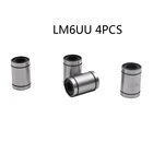 4 шт.лот LM6UU 6 мм линейная втулка CNC подшипник для вала