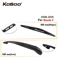 kosoo rear car wiper blade for mazda 2355mm 2008 2009 2010 2011 2012 2013 2014 2015 rear window windshield wiper blades arm