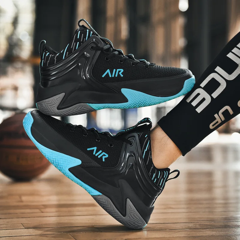 Basketball Shoes Men's Sneakers Breathable Trainers Jogging Shoes Outdoor Cushioning Sport Gym Big Size 45 Unisex Shoes 2021