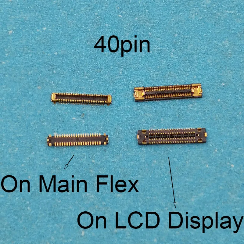5 шт., 40-контактный разъем для Samsung Galaxy M30S M30 M307F M305F M21 M31 M315F M21S M217F