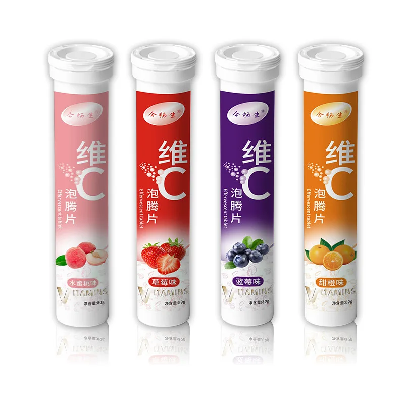 Jinchangsheng таблетки с фруктовым вкусом витамином C VC Фруктовые Таблетки эффектом 24