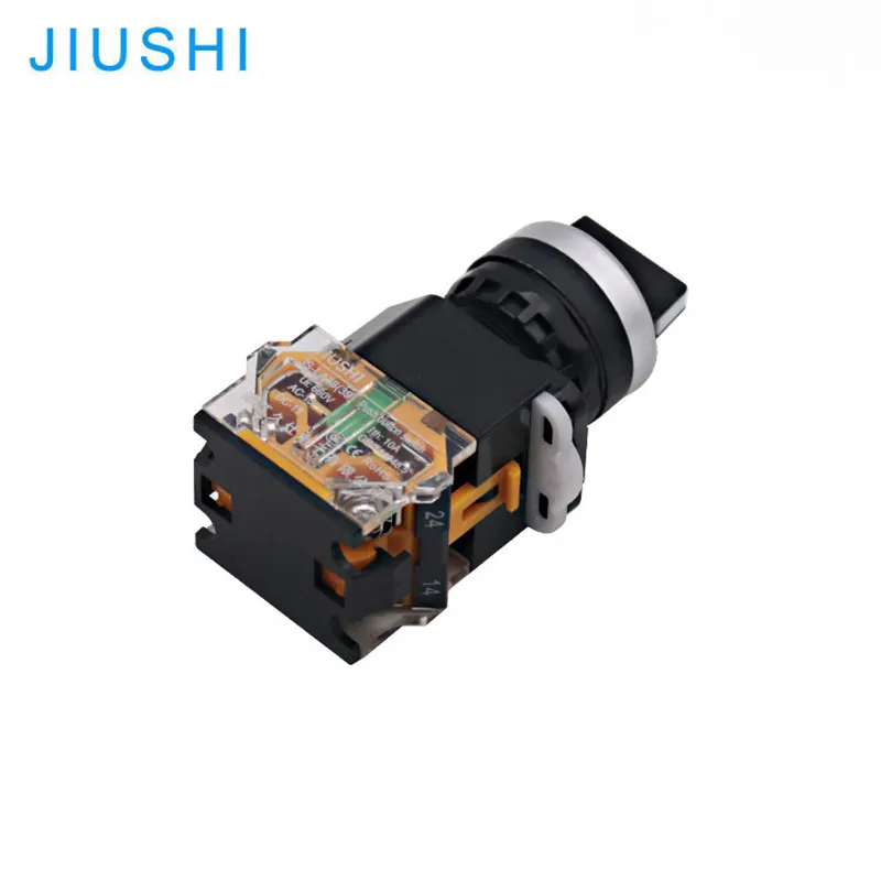 Медная Серебряная точка LA38-20X/3 10A 22 мм кнопочный переключатель самоблокирующийся