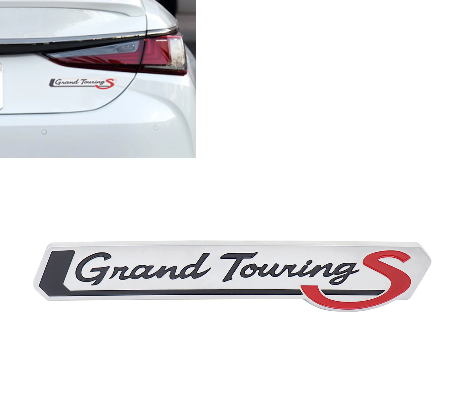 Хром GRAND TOURING GTS S для Land Cruiser Fender боковой багажник эмблема значок стикер|Наклейки