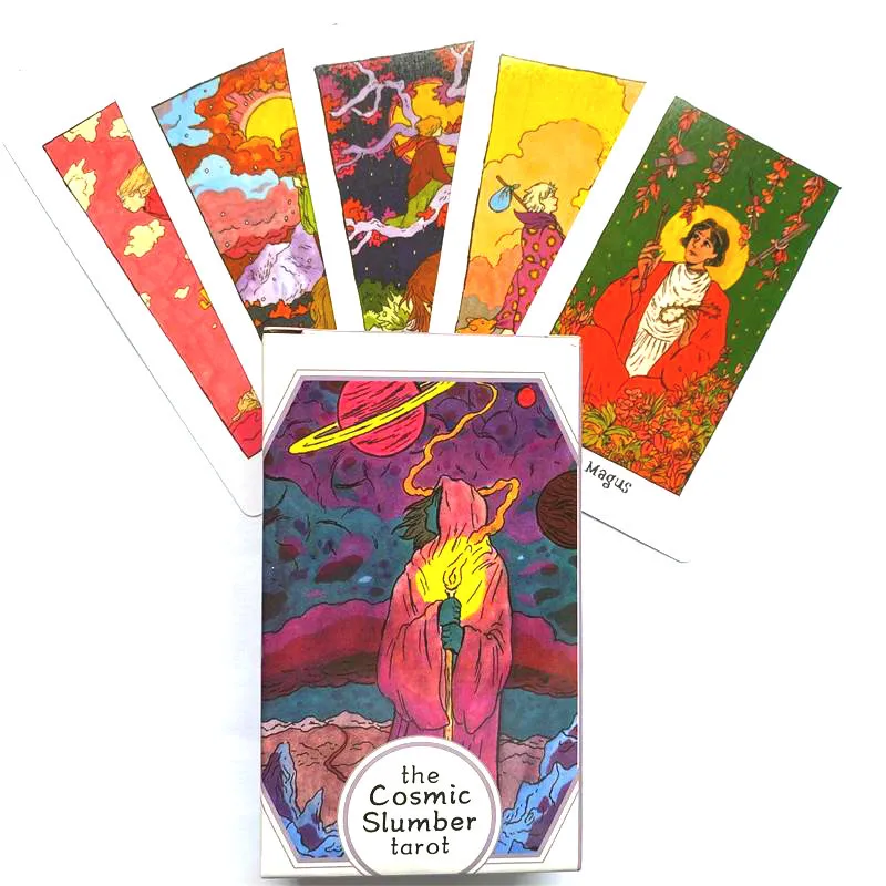 

English Tarot Card The Cosmic Slumber Tarot Card for Divination Tarot Deck Card Card Game With PDF Guidance Board Game for Adult