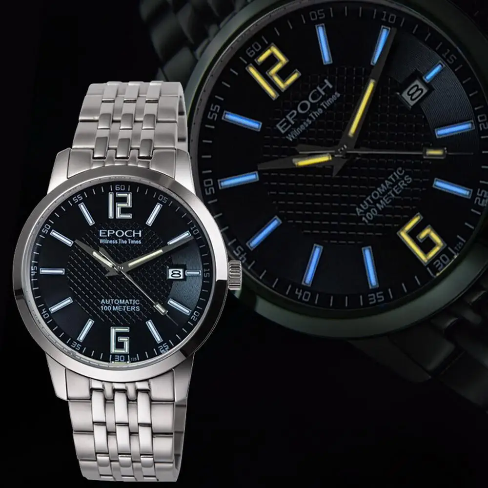 Мужские автоматические часы мужские с Тритием роскошные светящиеся