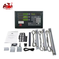 hxx dro set 3 axis magnetic linear scale encoder with digital readout digital readout display for mill lathe machine
