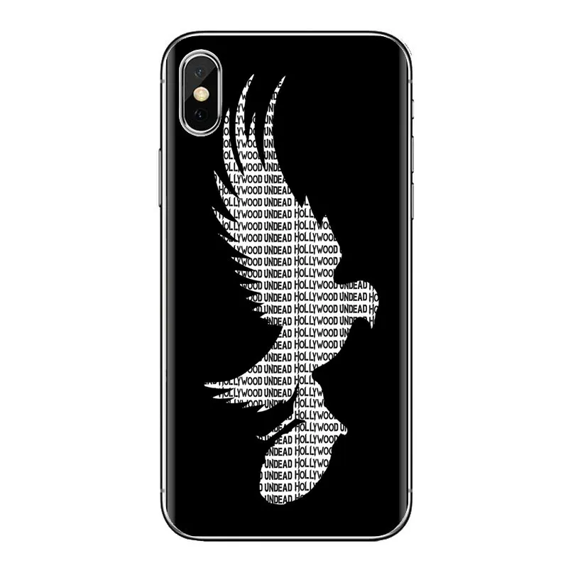 For Samsung Galaxy S2 S3 S4 S5 MINI S6 S7 edge S8 S9 Plus Note 2 3 4 5 8 Coque Fundas Rock Hip Hop hollywood undead TPU Bag Case |