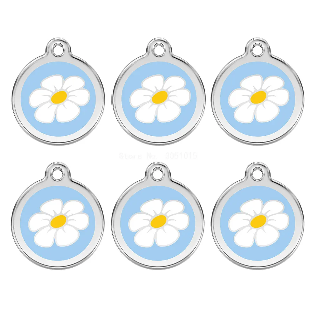 100 шт. идентификационная бирка для собак гравировка ошейника домашних животных|ID