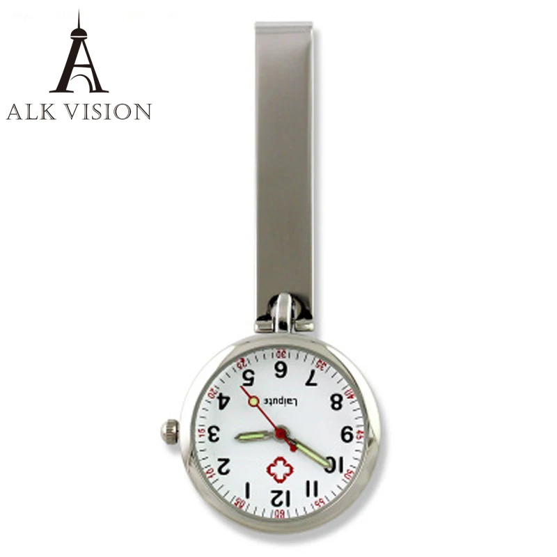 Часы карманные с зажимом для медсестры Классические водонепроницаемые