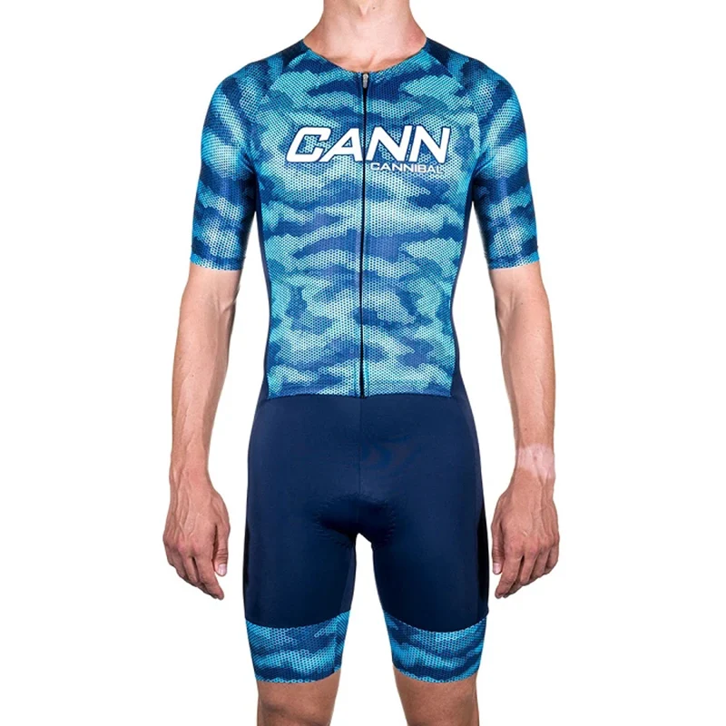 Jumpsuit Men Team Triathlon kit Cycling Clothing Skinsuit Bike Mtb Cycling Clothes Tri Suit Ropa Ciclismo Conjunto Breathable