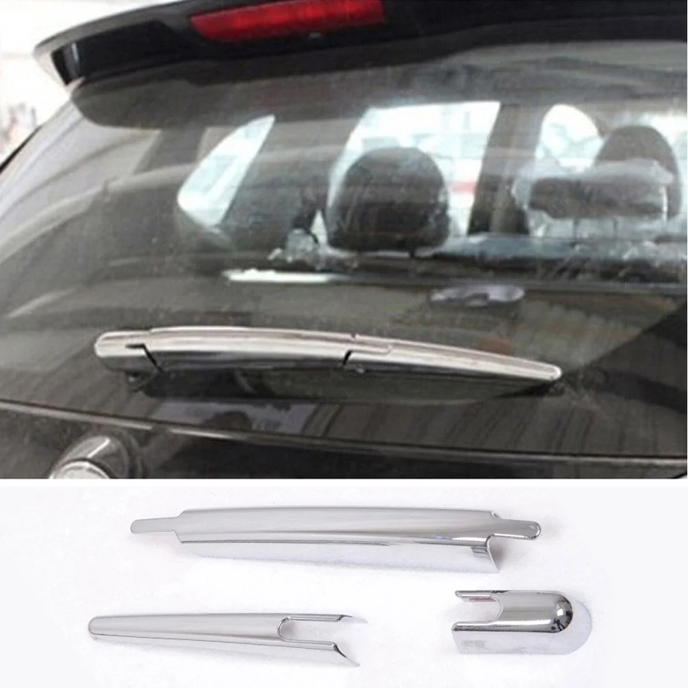 Серебряный чехол стеклоочистителя заднего стекла для Nissan Rogue Qashqai X Trail T32