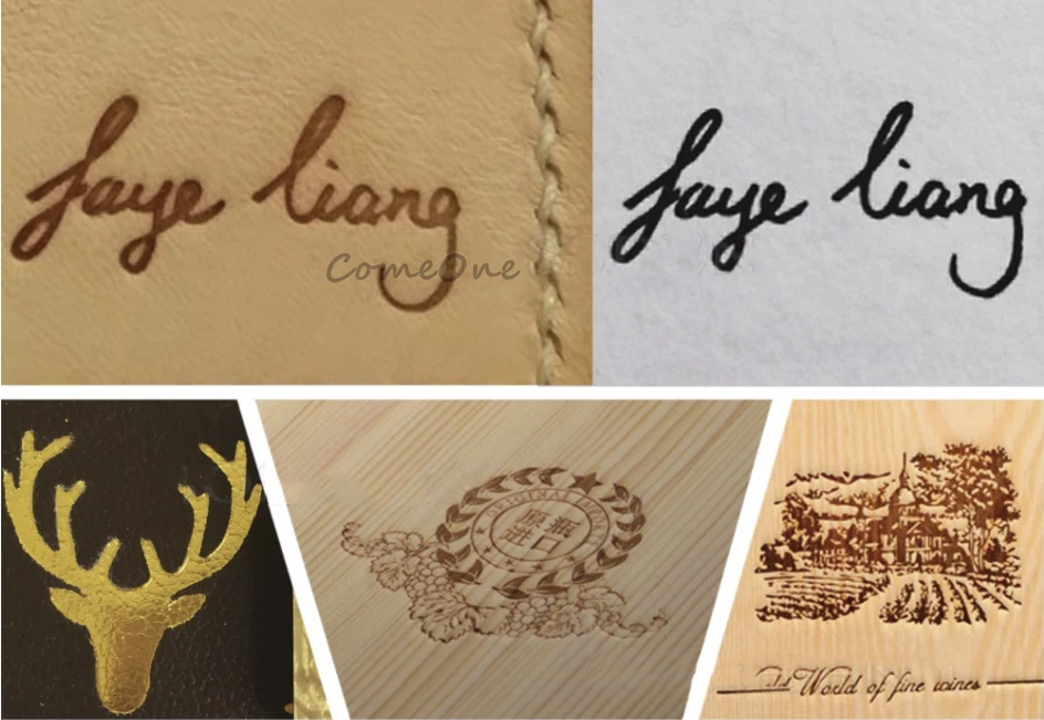 Машина для горячего тиснения фольгой кожа деревянная бумага брендинг логотип