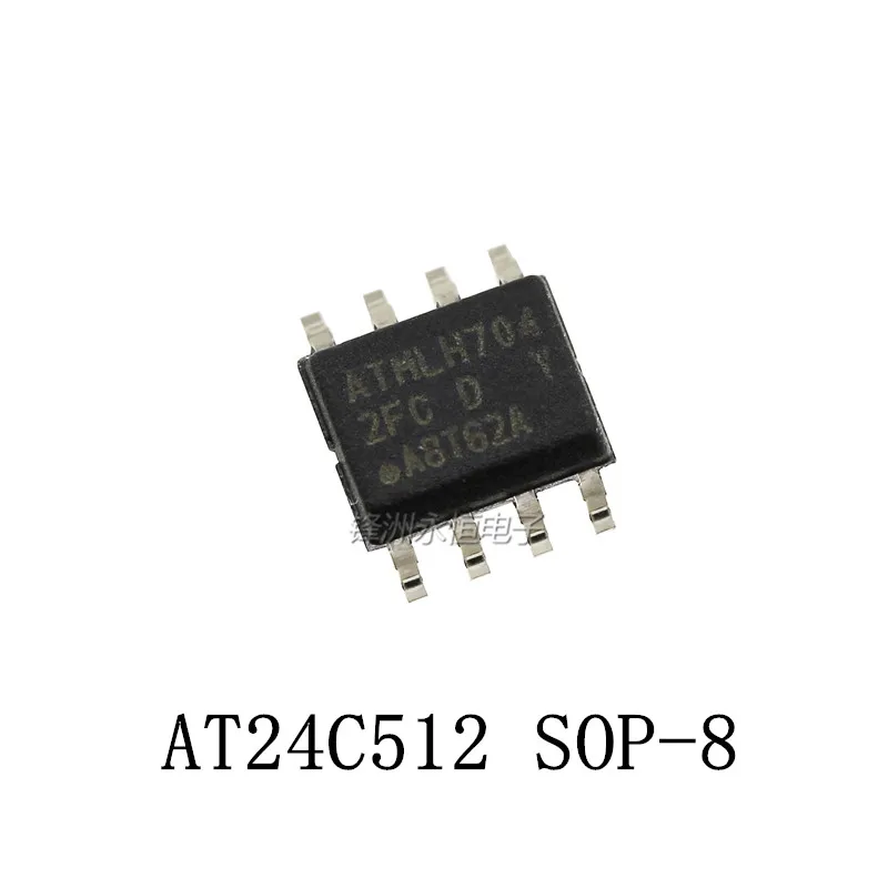 

10pcs AT24C512 SOP 24C512 memory PROM SOP-8 marking: 2FC AT24C512C-SSHD-T Original