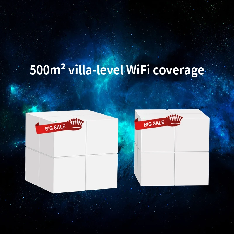 Tenda Nova MW6 Домашняя одежда из сетчатой ткани Wi Fi Беспроводной маршрутизатор