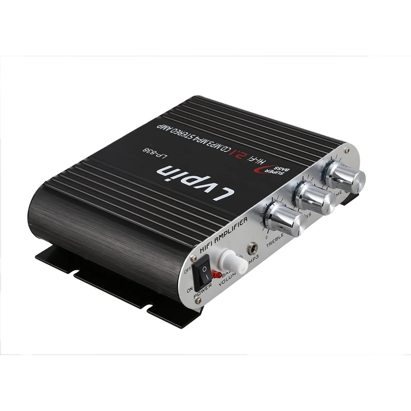 Top Deals 12V 200W Mini Car Radio Channels 2 House Super Bass Hi-Fi Stereo Amplifier MP3 Player | Электроника