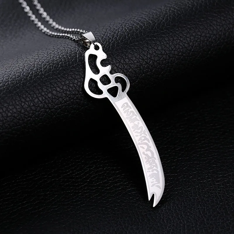 

New Knife Pendant Men Necklace Hip Hop Punk Stainless Steel Exquisite Male Fashion Chain Trendy Gift Jewelry