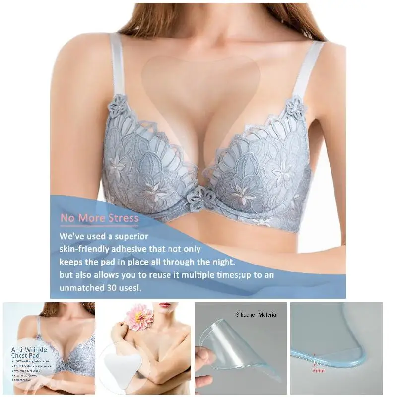 Высококачественная наклейка на грудь против морщин прозрачное Силиконовое