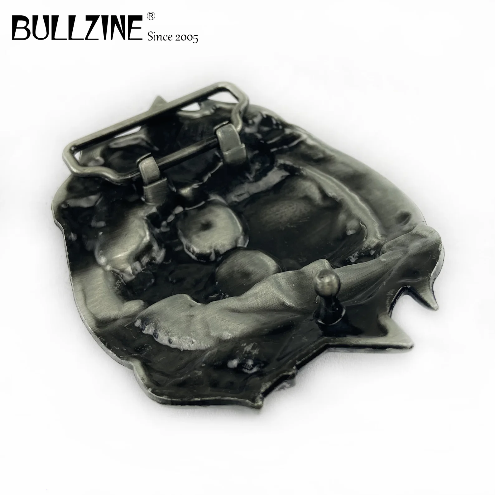 В Bullzine оптовая продажа Lucky 13 крутые пряжки ремня с оловянной отделкой FP 02790