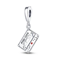 hot sale 925 sterling silver love envelope charm beads fit original pandora bracelet pendant necklace jewelry gifts for ladies