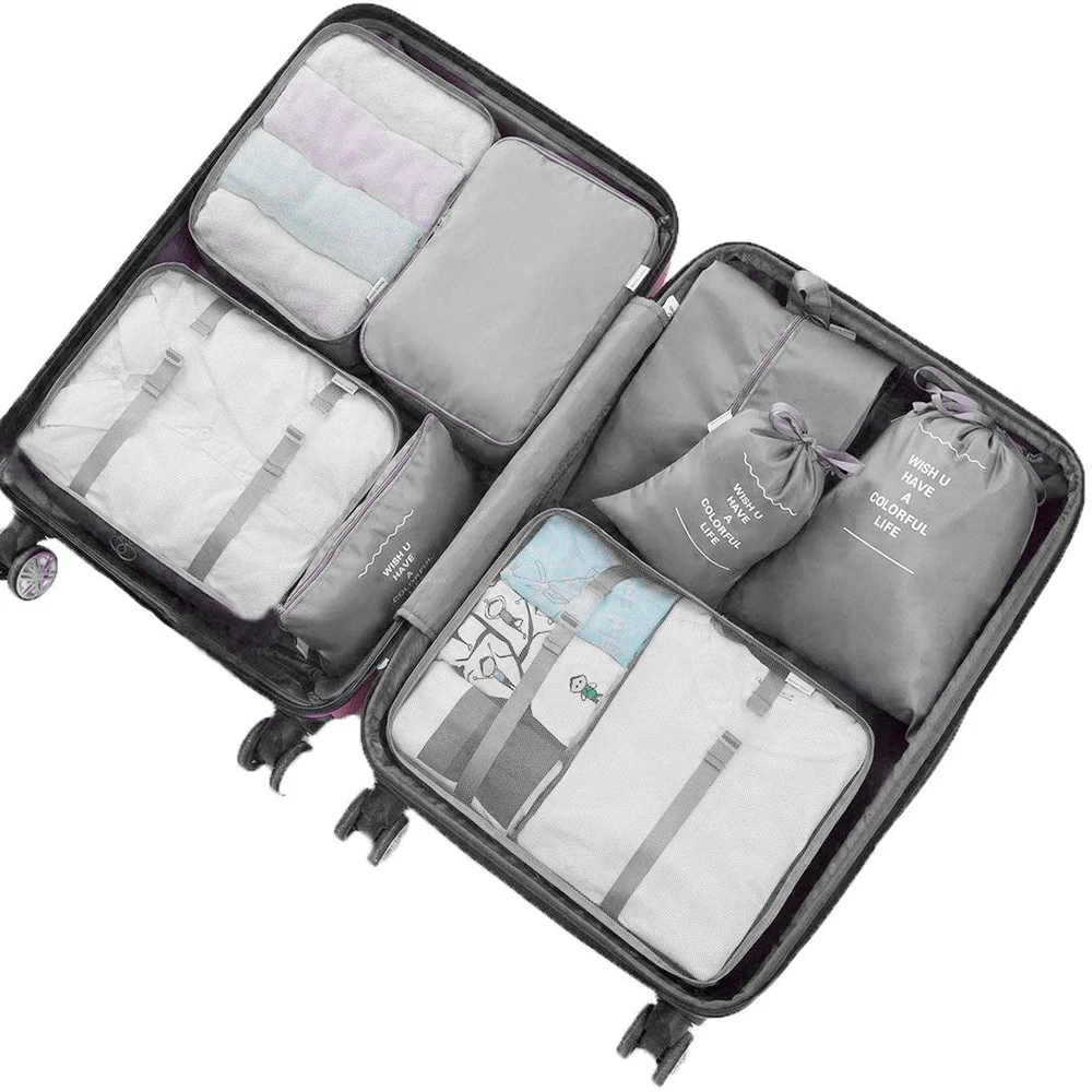 8 шт./компл. для путешествий органайзер хранилище сумочка сумки Портативный