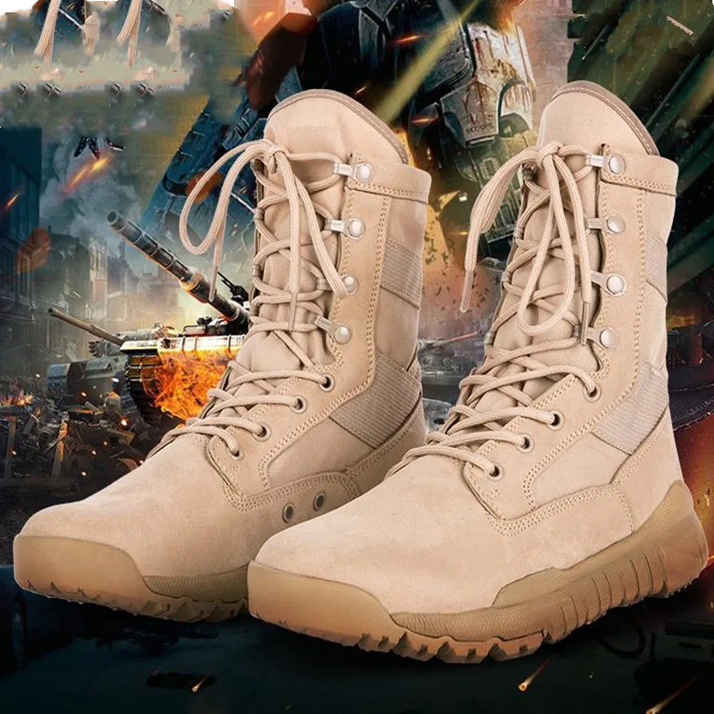 

Winter Army Men's Military Outdoor Desert Combat Boots Men Snow Special Force Tactical Boots Botas Hombre Zapats 37--46