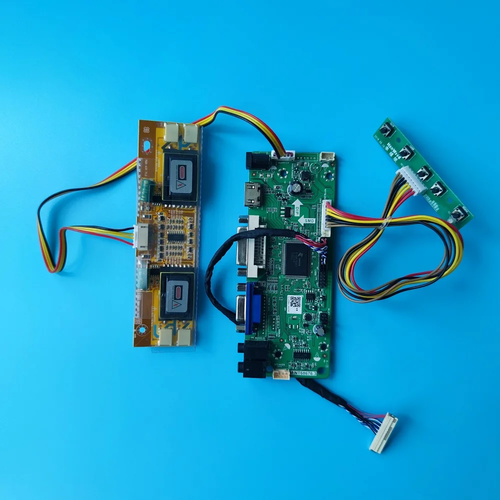 

kit for LTM190EP03 DIY M.NT68676 LVDS 4 lamps Controller board Monitor Screen 1280X1024 DVI VGA Driver 30pin 19"