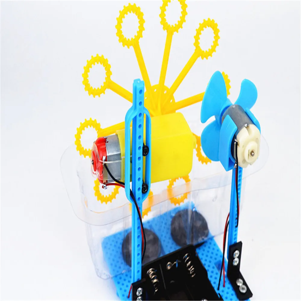 Милый маленький молоток паровой DIY пузырьковый блистер робот машина Развивающие