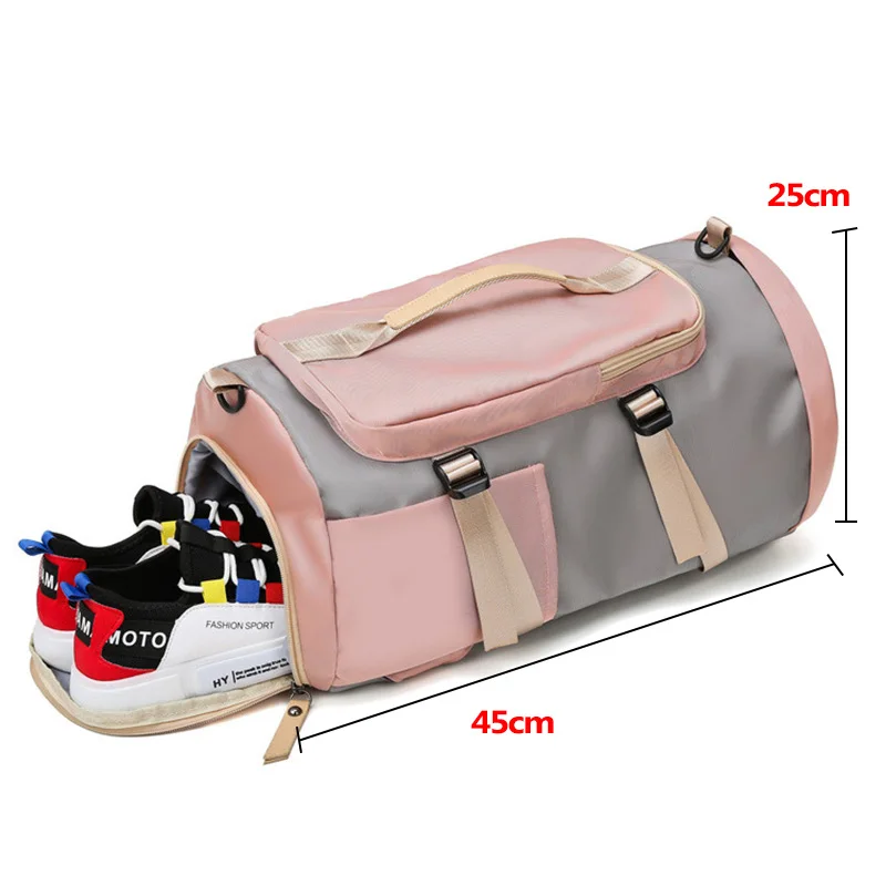 Women Gym Bag Backpack Fitness Bags for Shoes Outdoor Shoulder Gymtas Tas Sac De Sport Student Sportbag Travel Bag Daily XA891WA