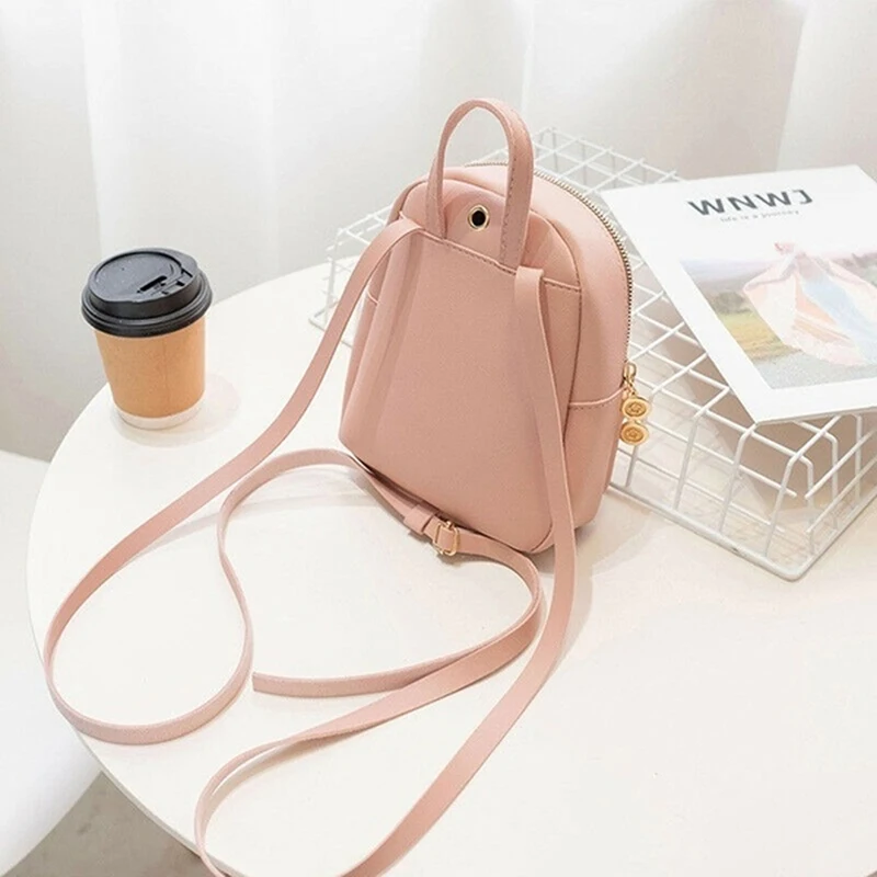 Модный женский рюкзак для девочек мини сумка в форме ракушки из искусственной