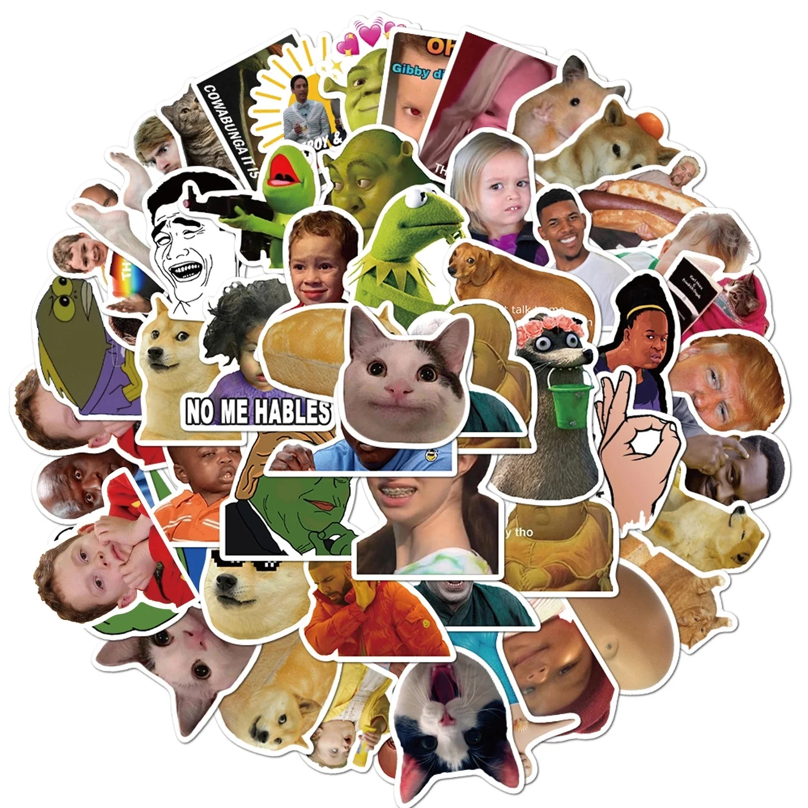 Наклейки для ноутбука скейтборда багажа мотоцикла телефона водостойкие 10/30/50 шт.