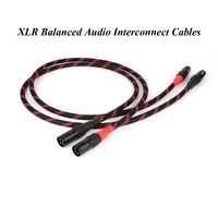 pair 5n occ copper xlr balanced audio interconnect cables with neutrik xlr plug