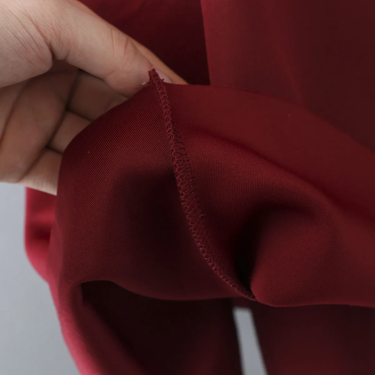 

Spring/Autumn Women Skirt Oversize 2021 Fashion Casual Clothes Bottom High Waist Scuba Knitting Fabric Pleated Skirts