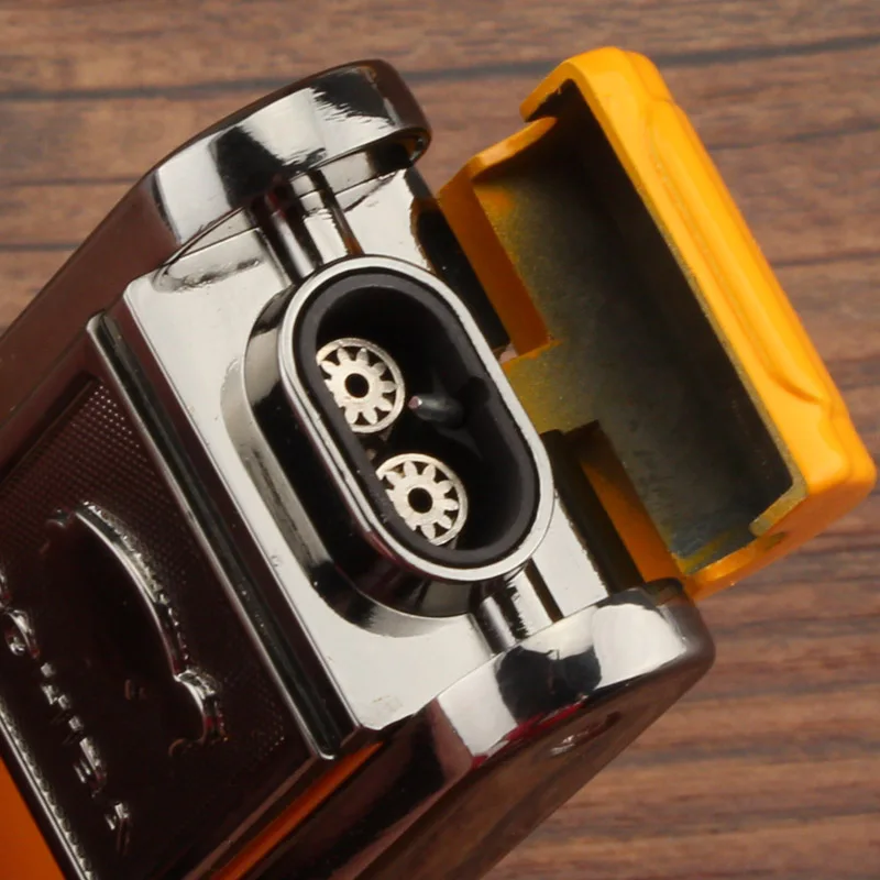Зажигалка для сигар COHIBA 2 газовая зажигалка с пламенем карманные аксессуары