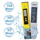PH тестер + TDS и EC метрфотометртестер бумаги PH Измеритель качества воды для питьябассейнааквариума
