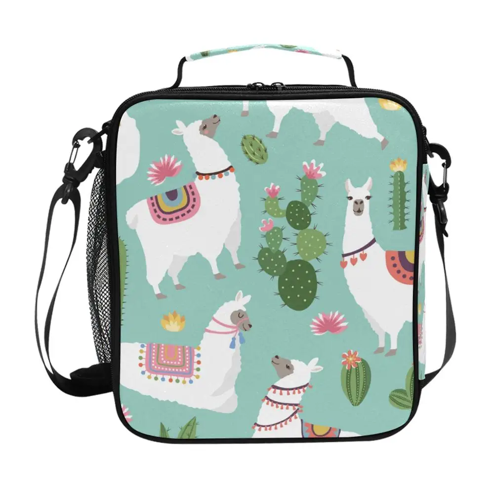 Контейнер для ланча с ламой и КАКТУСОМ портативный изолированный Ланч бокс