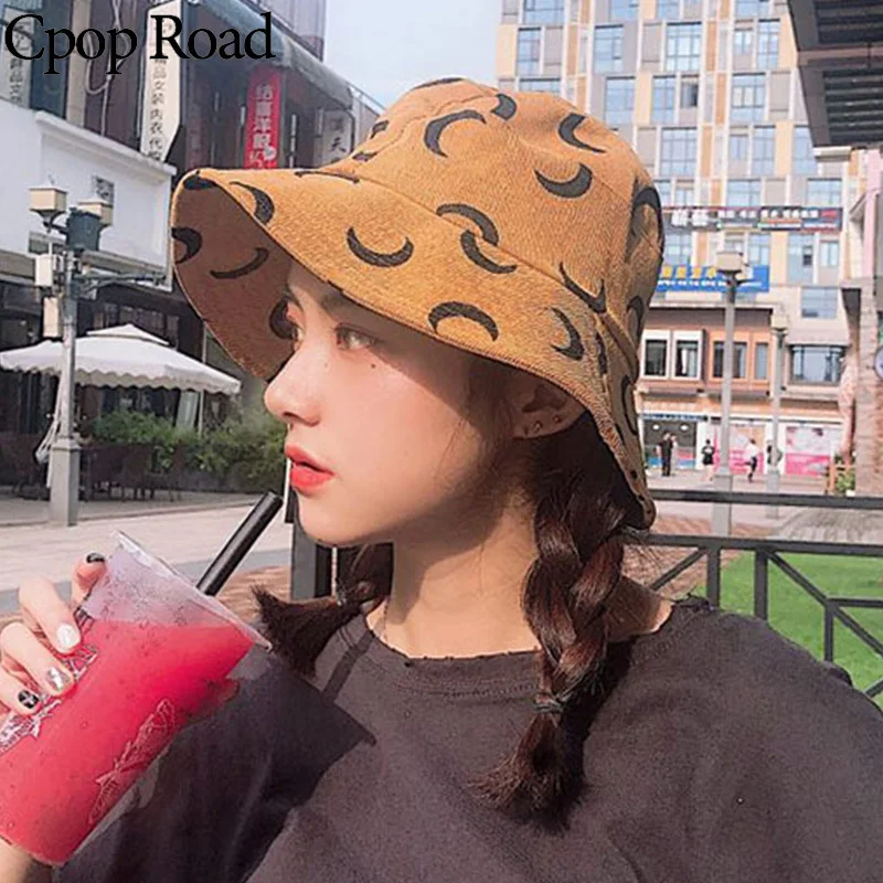 Cpop 5 узоров Вельветовая шапка новая мода высокое качество женские шляпы с принтом
