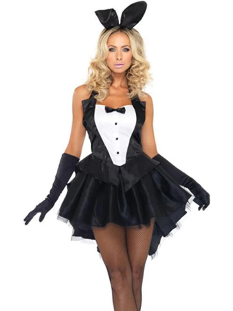 

Bunny Girl Rabbit Costumes Women Cosplay Sexy Halloween Adult Animal Costume Fancy Dress Clubwear Party Wear